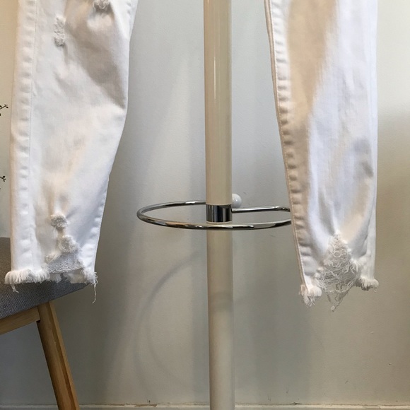 American Eagle white distressed jeans strech - Picture 12 of 14